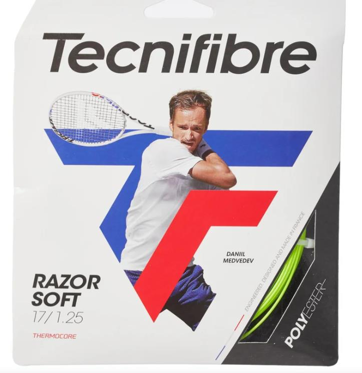 razor-soft-1-25-lime-945 Tecnifibre Razor Soft 1,25 (12m) Lime Tenis Paket Kordaj - Görsel 1